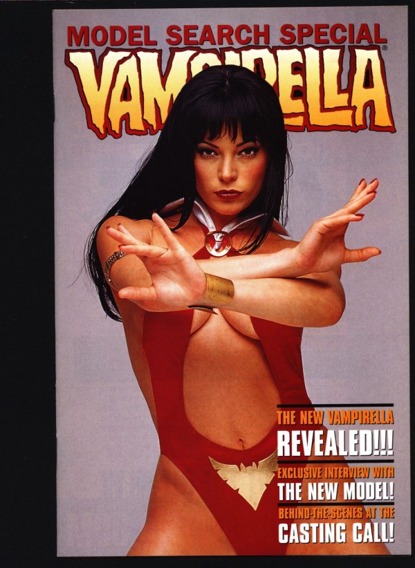 VAMPIRELLA Model Search #1 Harris Comics, Seth Biederman, Nicole Wiley, Lady Vampire Vampy continues from Warren Publications, Sale