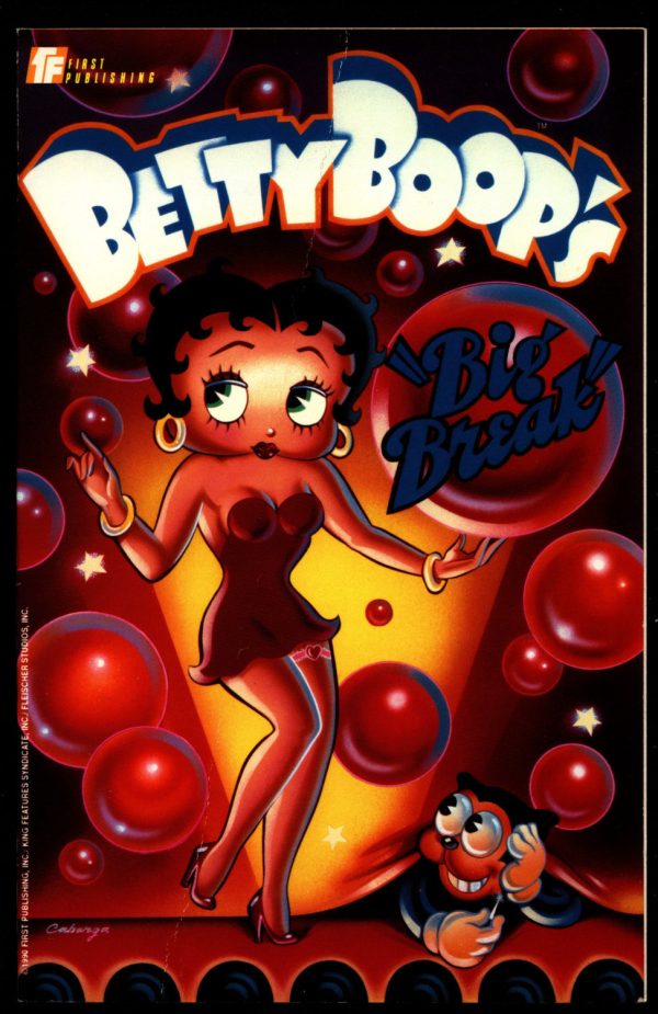 BETTY BOOP’s Big Break Leslie Cabarga Milton Knight with Ko-Ko The Clown Bimbo Fleisher Studio Cartoon Superstar First Comics Star*Reach on Sale