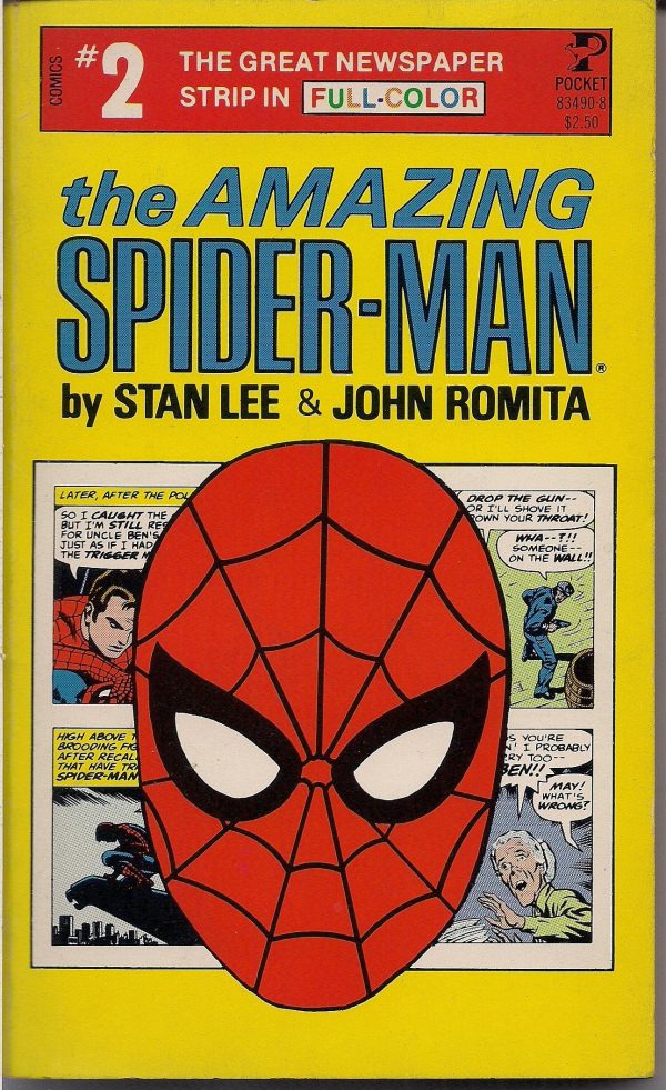 Amazing SPIDER-MAN 2,1980,Stan Lee,John Romita,Marvel Comics,Full Color,Newspaper Comic Strips,Pocket Books, Kingpin,Rattler,Mary Jane Watson, Peter Parker Online now