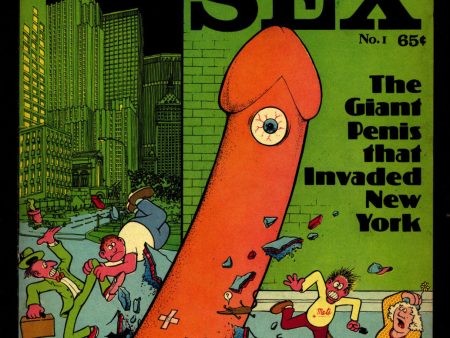 BIZARRE SEX #1 2nd Grass Green Boxell Kitchen Clyne Pugh Horror Humor Science Fiction Hippie Underground * Hot on Sale