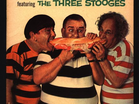 THREE STOOGES Dell Comics Comic Album #18 TV Comedy #01-132-208 Moe Howard, Larry Fine, Curly Joe, slapstick parody Online now