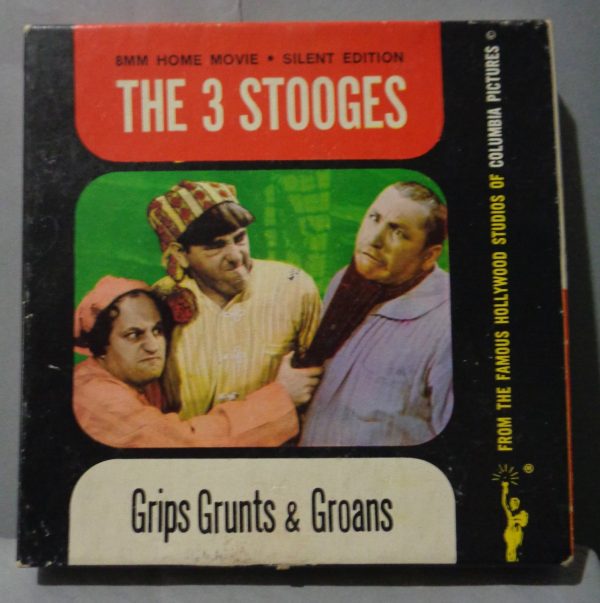 THREE STOOGES, Dizzy Doctors, Curly, Moe Howard, Larry Fine, 8mm, Black & White, 5  Reel,Silent, Castle Film Supply