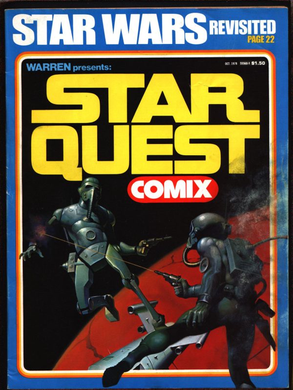 Warren Presents #3 Starquest Comix Magazine, Stars Wars,SF Movie,Fantasy,Richard Corben, Esteban Maroto,Jose Ortiz,Ramon Torrents,Paul Neary For Sale