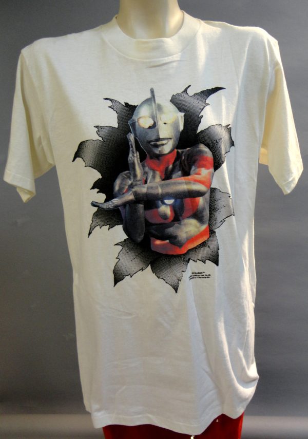 ULTRAMAN DEADSTOCK 1994 Beautiful Tokusatsu Tsuburaya Productions  Japanese kaiju Television SuperHero Medium Tshirt 初代ウルトラマン Online