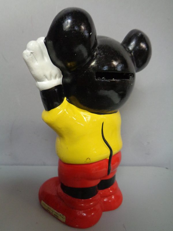 Vintage Walt Disney Pie_Eye MICKEY MOUSE, Vintage Painted Ceramic Bank Figure, Walt Disney Productions,Made in Japan, Animated Movie, Cartoon Character Child s Toy Online