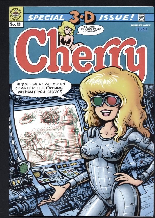 CHERRY POPTART 11, 1st,Last Gasp,1991,Larry Welz, 3D,Three Dimension Comic with Glasses,Sexy Underground Comic,Humor, Funny Book,Hippie UG comix Cheap