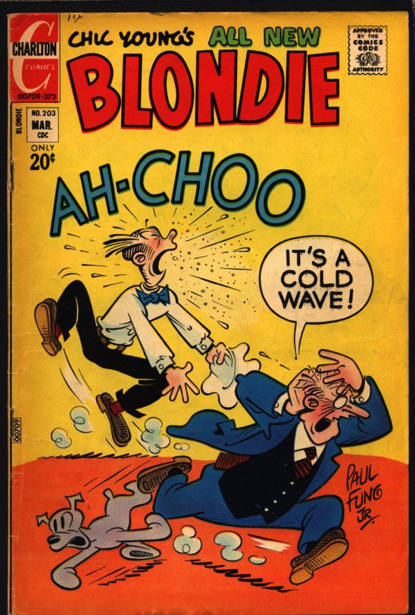 Blondie Comics #203 1973 Chic Young Dagwood Bumstead Mr. Dithers Charlton Newspaper Funnies Cheap