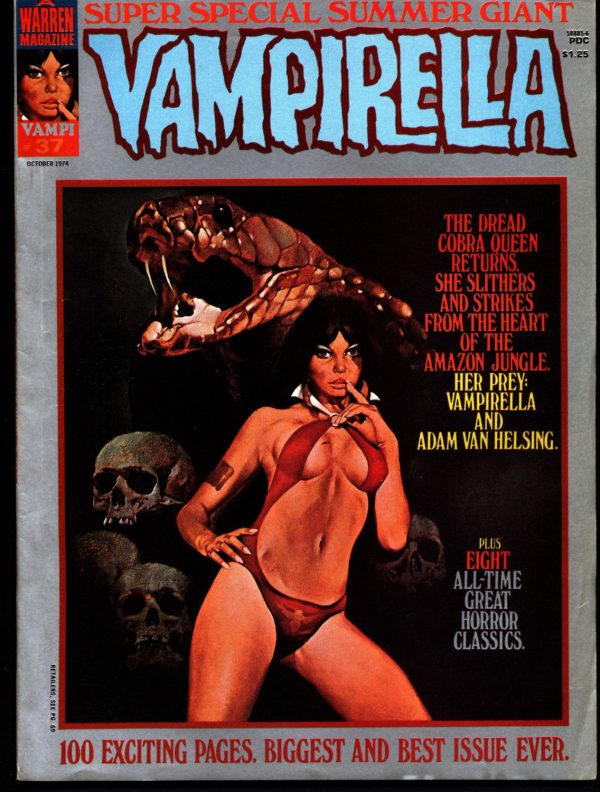 VAMPIRELLA  #37  Jose Gonzalez Rafael Auraleon Jose Ortiz Sexy Blood Sucking Vampire Cult Anti-Hero on Sale