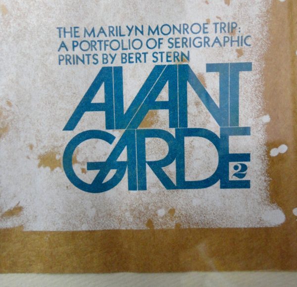 AVANT GARDE #2 Marilyn Monroe Trip Pop Art 1968 Bert Stern Framed Printers PROOF of Magazine Cover on Sale