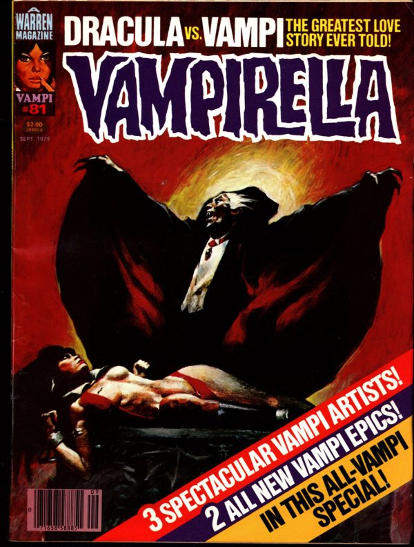 VAMPIRELLA  #81 DRACULA Jose Gonzalez Rafael Auraleon Esteban Maroto Jose Ortiz Sexy Blood Sucking Vampire Cult Anti-Hero For Discount