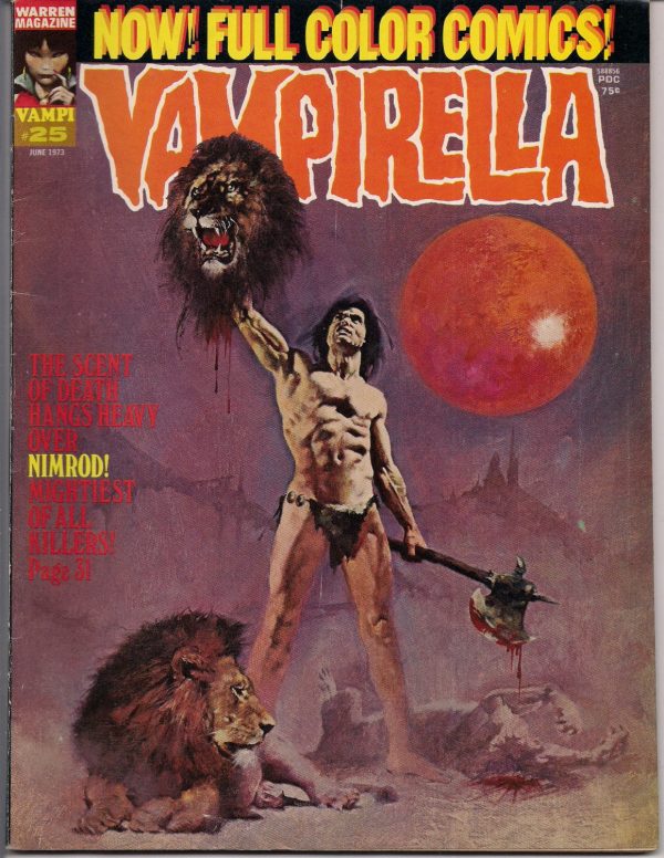 VAMPIRELLA  #25 1973 Esteban Maroto Manuel Sanjulian Jose Gonzalez Enrich Torres Rafael Auraleon COLOR SECTION Fashion