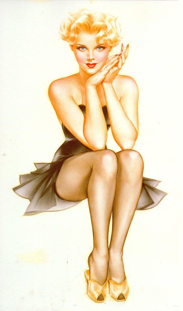 VARGA, Large Hard Cover Pin-Up Book, by Tom Robotham, MINT, Alberto Vargas, Esquire Magazine, King of Pinup Art Sale