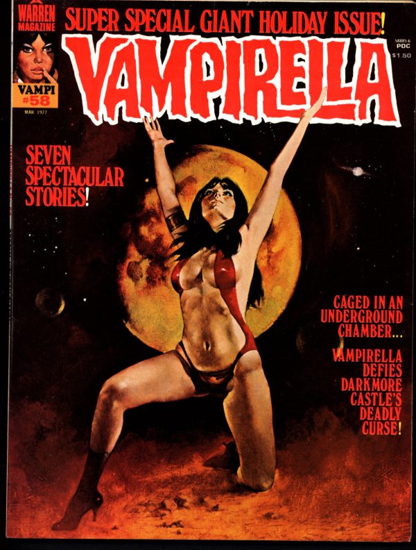 VAMPIRELLA  #58 Jose Gonzalez Rafael Auraleon Esteban Maroto Jose Ortiz Sexy Blood Sucking Vampire Cult Anti-Hero For Discount