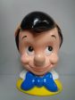 Walt Disney s PINOCCHIO, Bank, Vintage, Plastic Vinyl Figure, Walt Disney Productions,Play Pal Plastics, Animated Movie, Cartoon Character Child s Toy Fashion