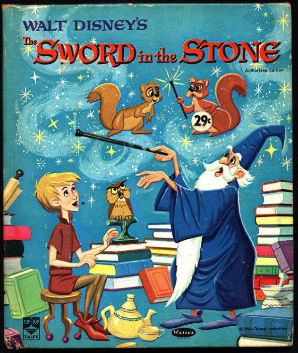 Walt Disney s the Sword in the Stone Tip Top Tales 2459 T.H. White Camelot King Arthur Merlin Movie Adaptation Childrens Kids Book Sale