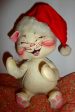 Vintage 70 s ANNALEE 12  White Christmas Squirrel Supply