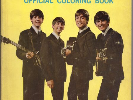 BEATLEmania! 1964, BEATLES Official Coloring Book,John Lennon,Paul McCartney,George Harrison,Ringo Star,British Invasion,Rock and Roll Music Sale