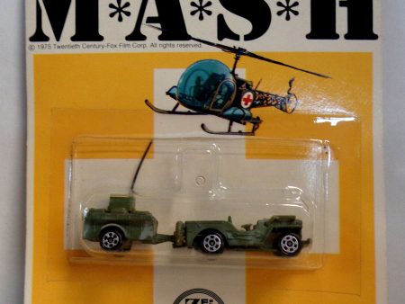 MASH 4077 TV Series,1 87 scale,Die Cast Metal,1976,Willys Medical Jeep,Mint in Package,NRFB,Zee Toys,Mobile Army Surgical Hospital,M*A*S*H Hot on Sale