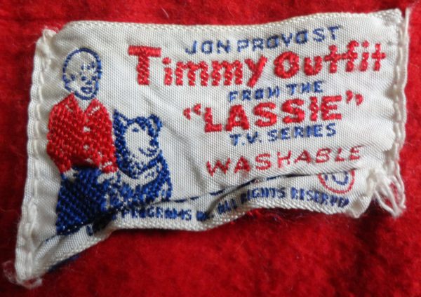 Gorgeous LASSIE Jon Provost TIMMY Outfit Kids Children s Size 10 Wings Brand Corduroy Jacket 1950 s TV Series Television Craze on Sale