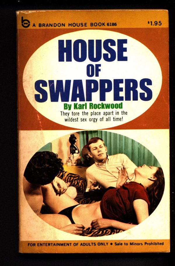 House of Swappers,Brandon Books 6186,Vintage Paperback book Online Sale