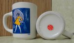 MORTON SALT 4 cup Anniversary Set Advertising Premium 1960 s Made in Japan Online now