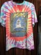 ACDC, Heavy METAL Music,1996 Ball Breaker Tour,Malcolm & Angus Young, Tie Dye,Silk Screen,Vintage Concert T-Shirt,Head Banging, Rock and Roll For Cheap