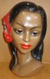 40 s 50 s Vintage Hawaiian porcelain Hula Girl Head For Discount