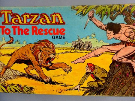 TARZAN To The Rescue,1977, Vintage BOARD GAME, Milton Bradley,Edgar Rice Burroughs, Lord and King of the Jungle Online