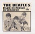 BEATLES 7  Picture Sleeve I Want To Hold Your Hand I Saw Her Standing There John Lennon Paul McCartney GeoHarrison Ringo British Invasion For Sale