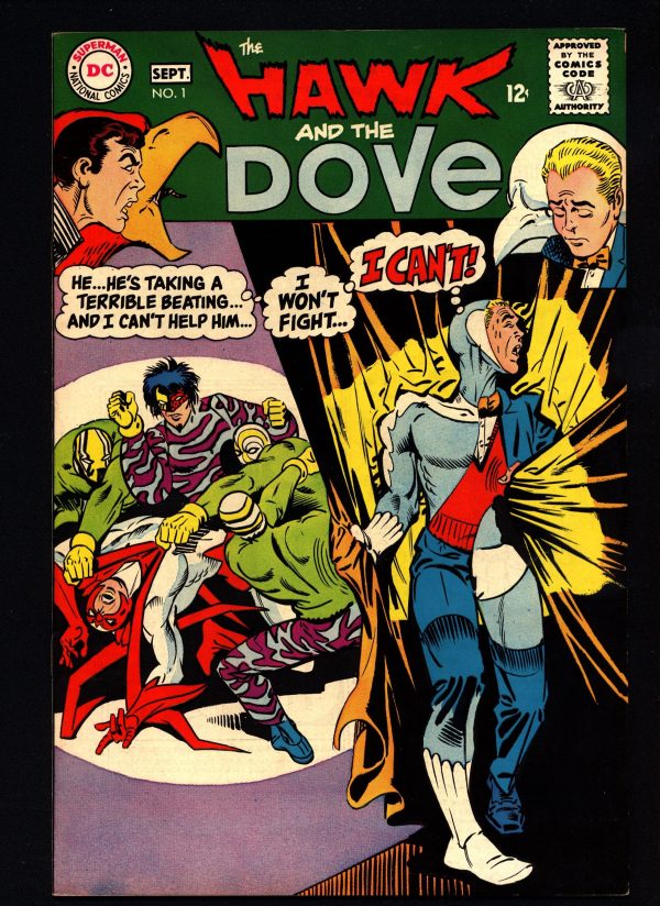 HAWK and DOVE #1, Steve Ditko, Steve Skeates, DC Comics, 60s Hippy lifestyle vs Objectivist Philosophy Online Hot Sale