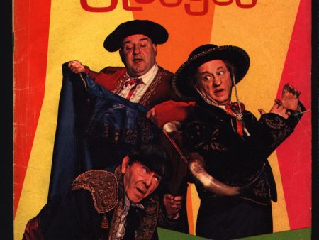 3 THREE STOOGES #14 Gold Key Comics TV Comedy #10005-310 Moe Howard, Larry Fine, Curly Joe, Matador Bullfighting Slapstick Parody Discount