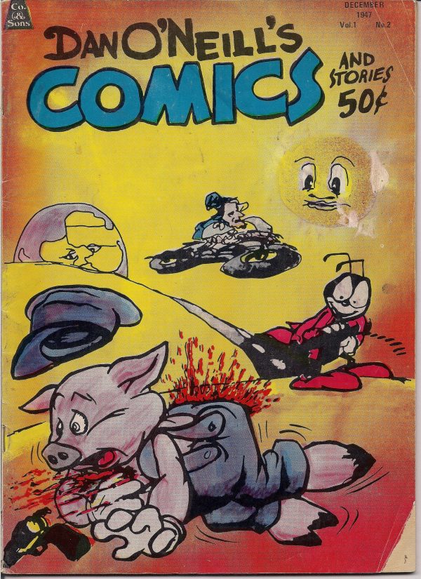 Dan O Neills Comics & Stories, V1 #2,Mature, Walt DIsney characters parodies, Psychedelic Hippy Underground Comix For Cheap