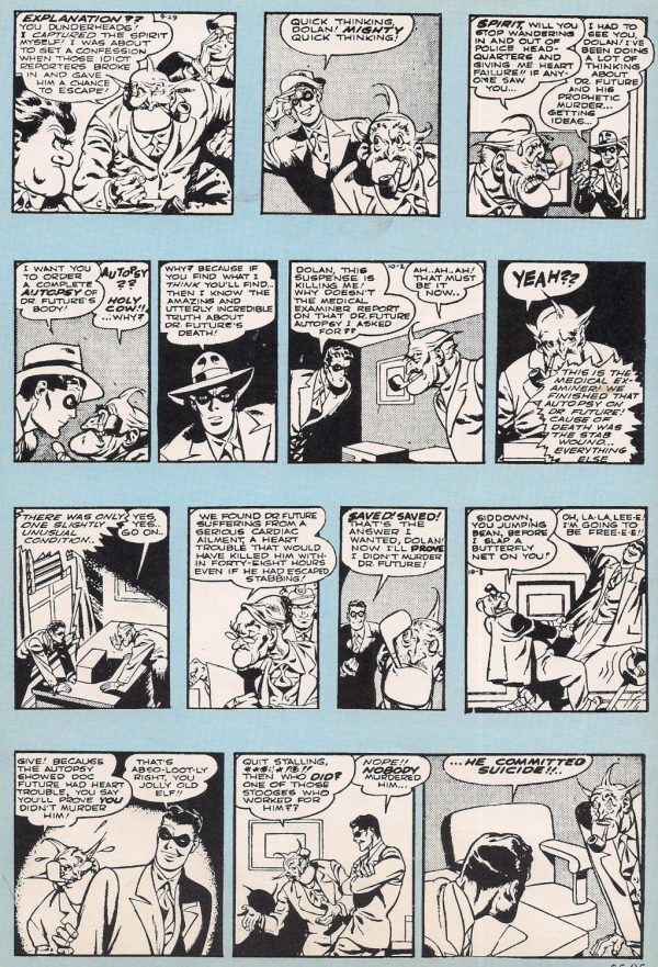 The SPIRIT, Volume 4, The Last 245 Dailies, WILL EISNER Ken Pierce 1980, Black & White, Newspaper Reprints For Discount