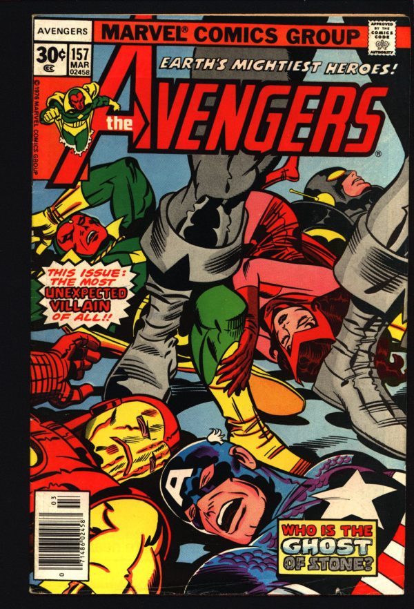 AVENGERS #157 Captain America Iron Man Vision Scarlet Witch Yellowjacket For Cheap