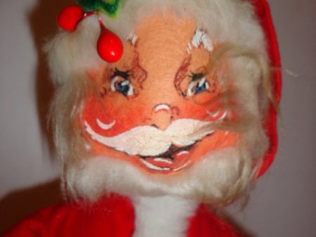 Vintage 1963 ANNALEE Mobilitee Christmas SANTA CLAUS doll Discount