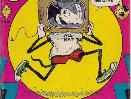 Mickey Rat Comix 2,Robert Armstrong, Mature, Walt DIsney characters parodies, Psychedelic Hippy Underground Comix For Cheap