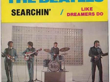 BEATLEmania! 7  MONO PROMO Red VinylPicture Sleeve Beatles,Like Dreamers Do,Searchin ,John Lennon,Paul McCartney,George Harrison,Ringo Starr Online Sale