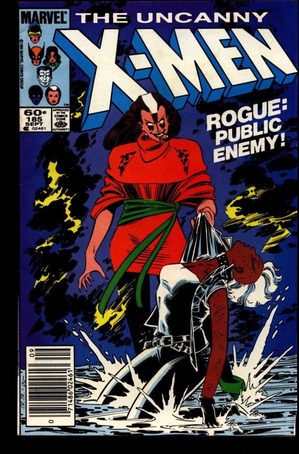 Uncanny X-MEN #185 Wolverine Chris Claremont John Romita Jr Rogue Storm loses powers Jean Gray Newstand For Discount