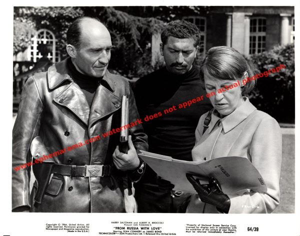 Original 1964 JAMES BOND Sean Connery From Russia With Love 8 X 10 United Artists Movie Still Lotte Lenya Rosa Klebb  F R W L #6 Online now