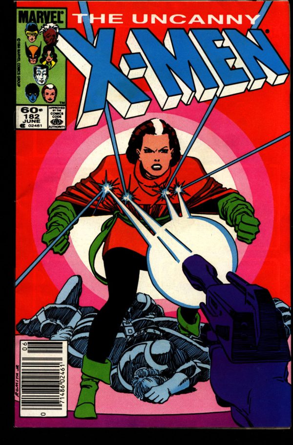 Uncanny X-MEN #182 Wolverine Chris Claremont John Romita Jr Rogue Storm Jean Gray Newstand Sale