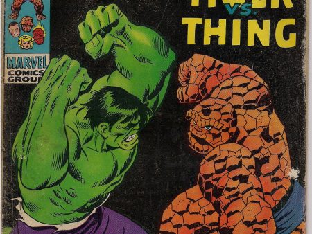 Marvel Comics, FANTASTIC FOUR 112, July, 1971, Stan Lee, John Buscema, Ben Grimm, the Thing  versus Bruce Banner, The Incredible HULK For Discount