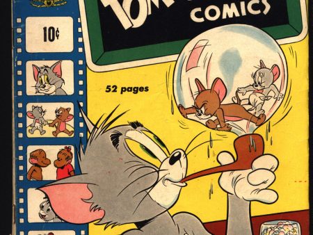 TOM and JERRY #75 1950 Dell Comics, Hanna Barbera, Cartoons, Droopy, Barney Bear, on Sale