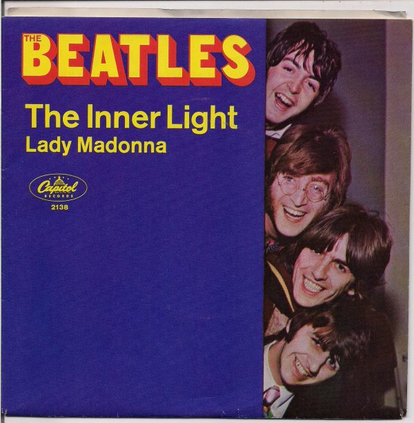 BEATLEmania! Mint! 7  Picture Sleeve, Beatles Fan Club PROMO,Lady Madonna,Inner Light,John Lennon,Paul McCartney,George Harrison,Ringo Starr For Sale