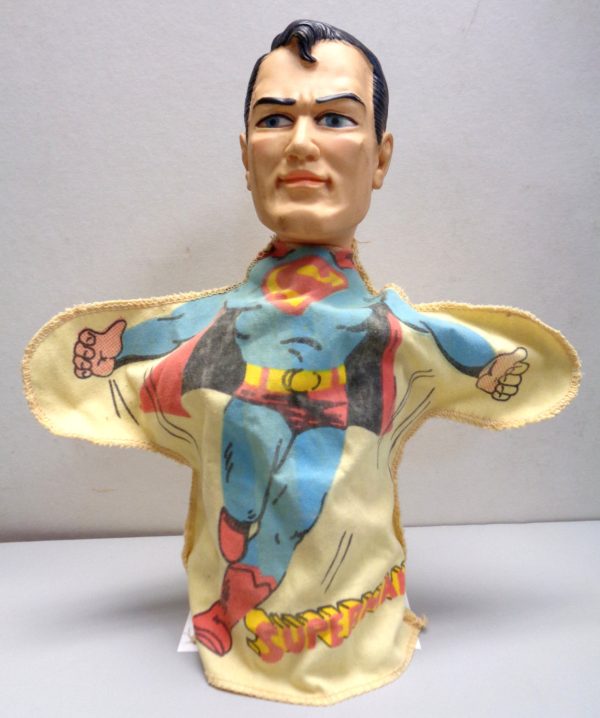 DC Comics SUPERMAN, 1965,Ideal Toy Corp,Toy,Hand Puppet,SM-P-H13,Doll,figure, Jerry Siegel,Joe Shuster,National Periodical Publications Fashion