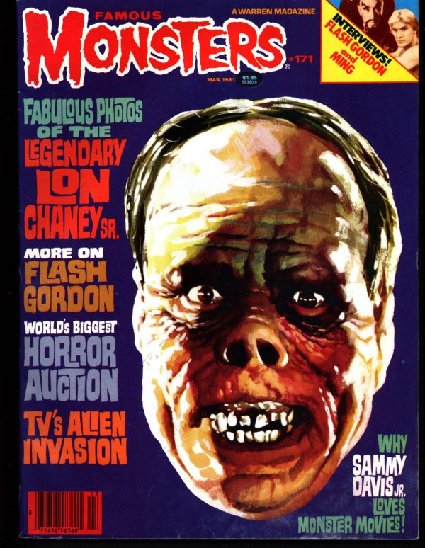 Famous Monsters 171 Horror Science Fiction Fantasy BattleStar Galactica Doctor WHO Flash Gordon Without Warning Lon Chaney Hot on Sale