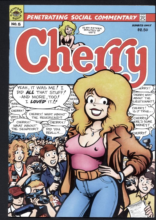 CHERRY POPTART 5, 1st,Last Gasp,Larry Welz, Larry S. Todd,,Sexy Humor Underground Comic,Humor, Funny Book,Hippie UG comix Online Hot Sale