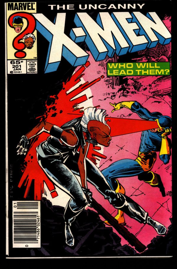 Uncanny X-MEN #201 1st Nathan Summers Wolverine Chris Claremont Rick Leonardi Rogue Storm Jean Gray Newstand Fashion