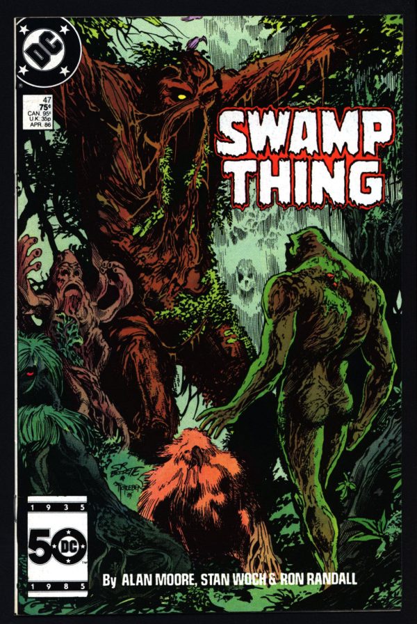 SWAMP THING #47 Alan Moore DC Comics Supernatural Magic Gothic Horror Anti-Super Hero Goth Discount