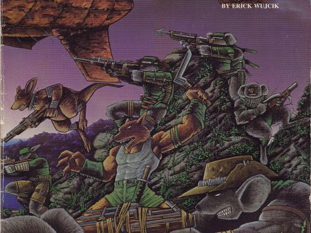 TMNT,Teenage Mutant Ninja Turtles, Mutants Down Under,Palladium Books,Sourcebook Gamebook Module,Heroes Unlimited,Erick Wujcik, RPG Sale