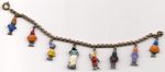 Walt DISNEY Snow White and the Seven Dwarfs SCARCE Complete Charm Bracelet Vintage Enamel 1930s-40s Online now